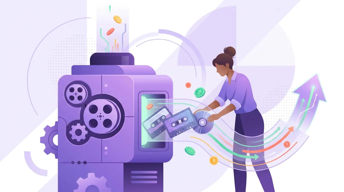 Illustration for 'The archive engine: making 999 old episodes pay'