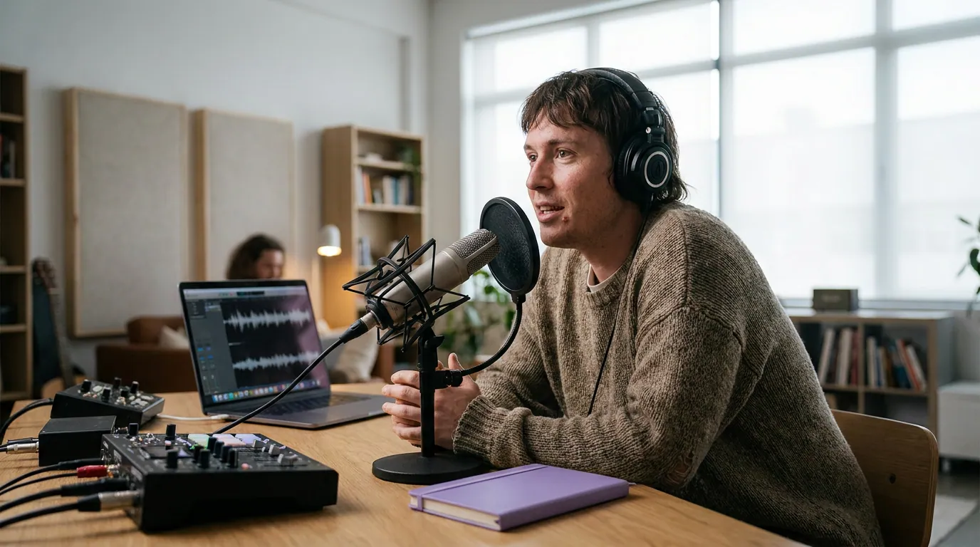 Illustration depicting How to A/B Test Podcast Clips on a Small Account