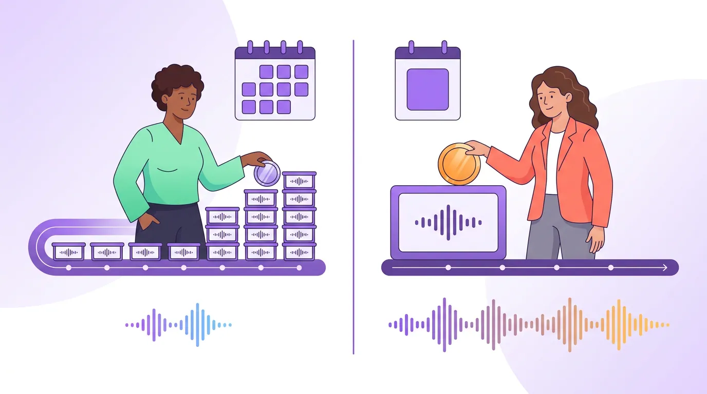 Illustration for 'Annual vs monthly: the side-by-side'