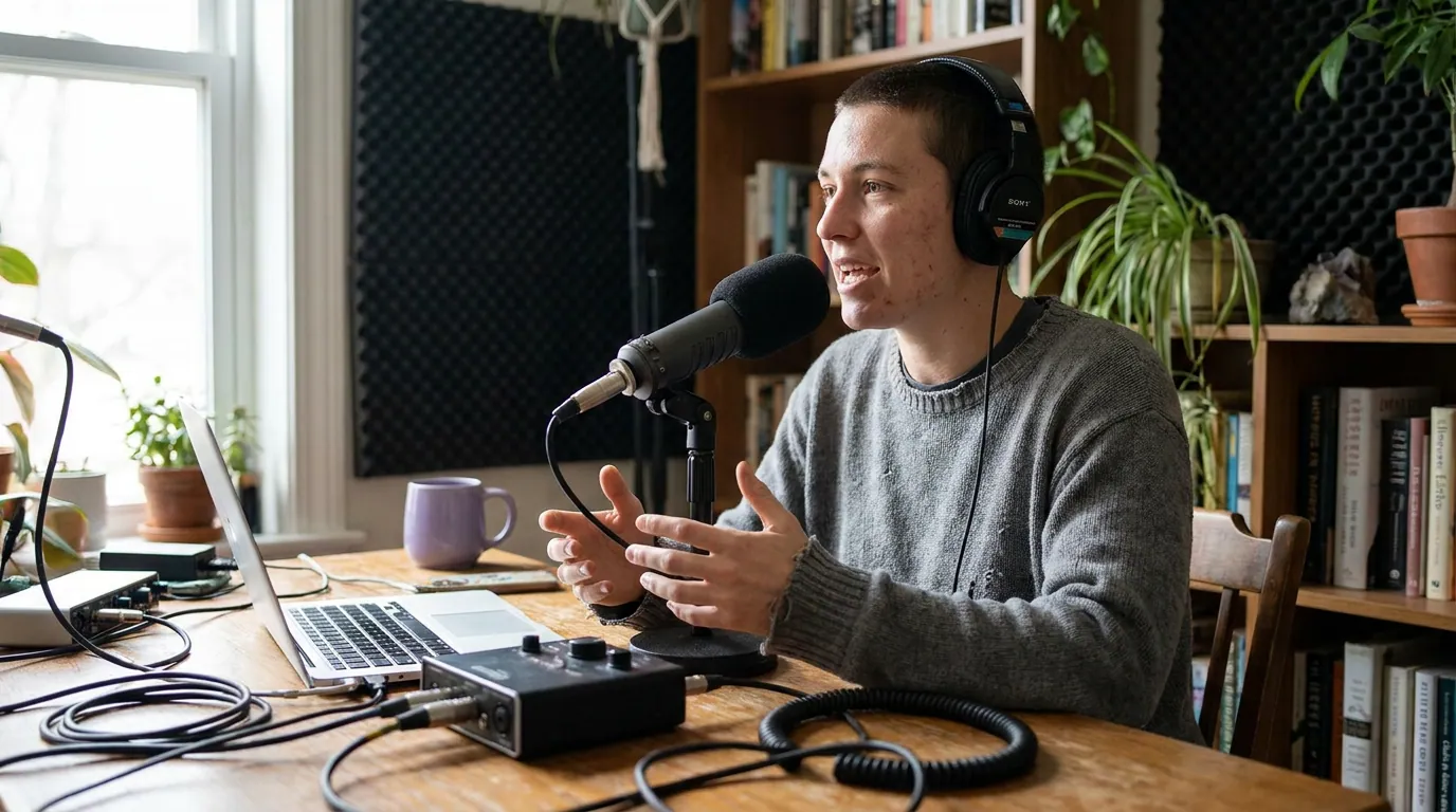 Illustration depicting Audio Interface vs Podcast Mixer: Which to Buy