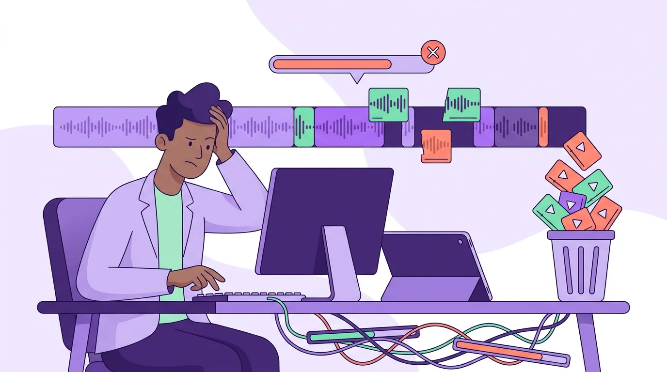 Illustration for 'Common mistakes when batch-clipping a whole episode'