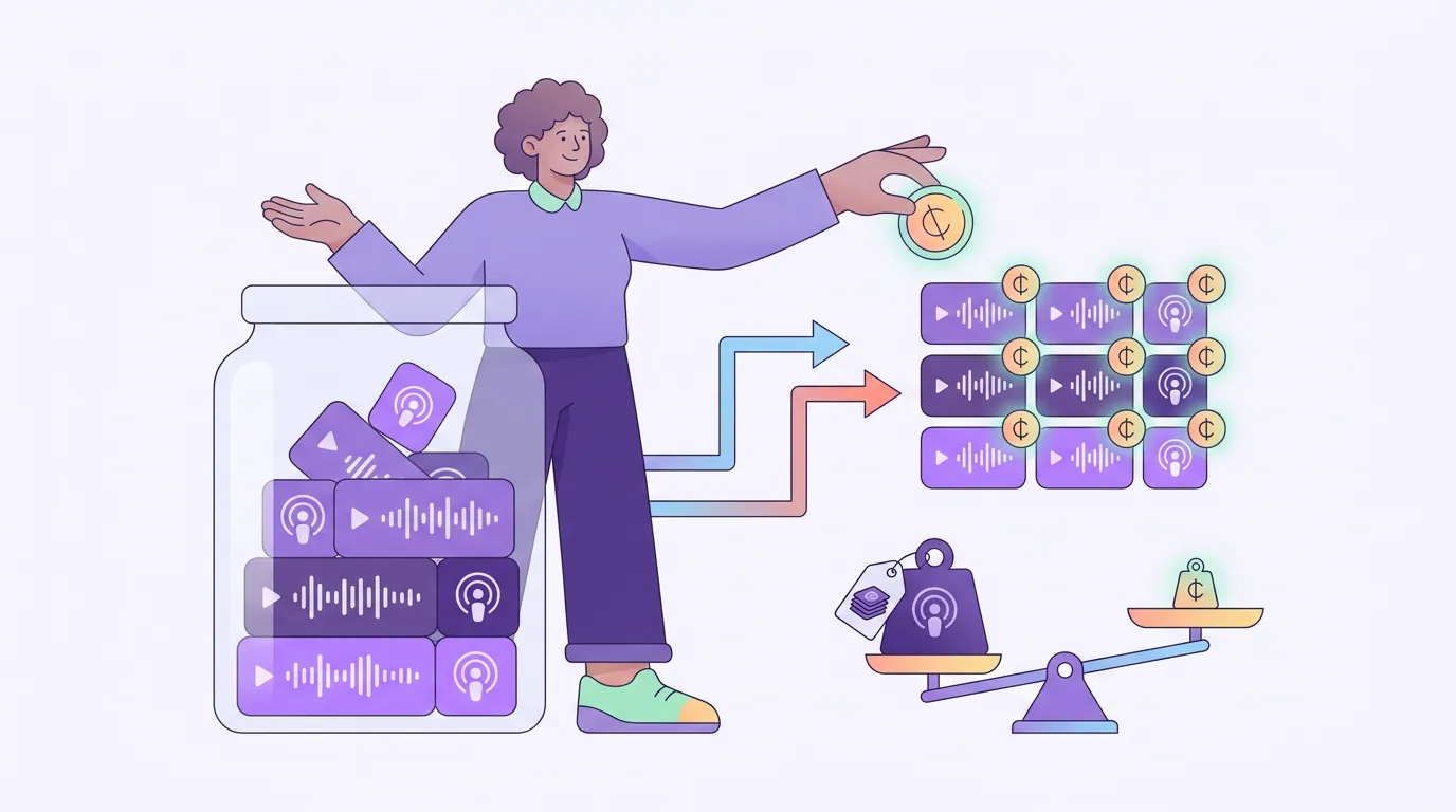 Illustration for 'The number that actually matters: cost per episode at volume'