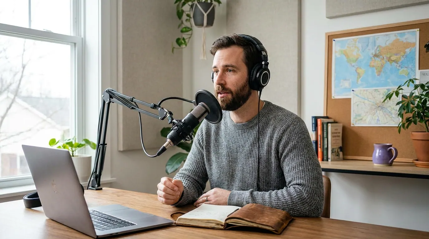 Illustration depicting The Best Canadian Podcasts and the US-Border Problem