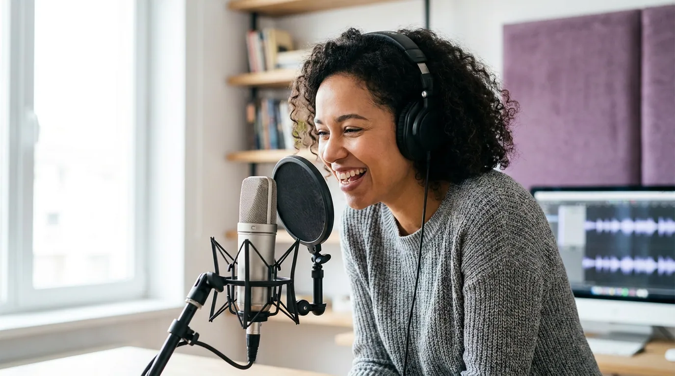 Illustration depicting Best Caption Tools for Podcasts, Scored on Craft