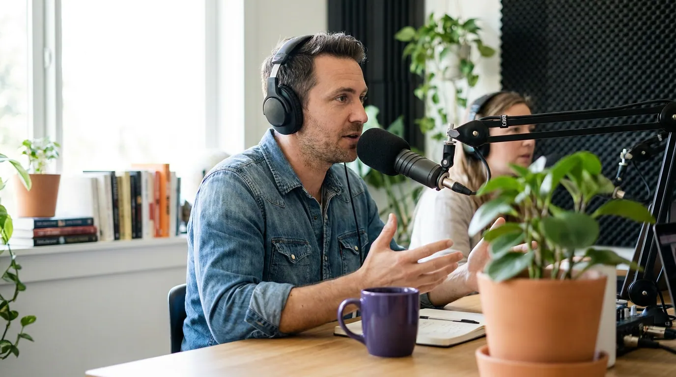 Illustration depicting Finance Podcasts That Teach You to Explain Money