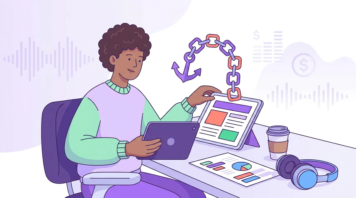 Illustration for 'NerdWallet's Smart Money, anchor the decision to a headline'
