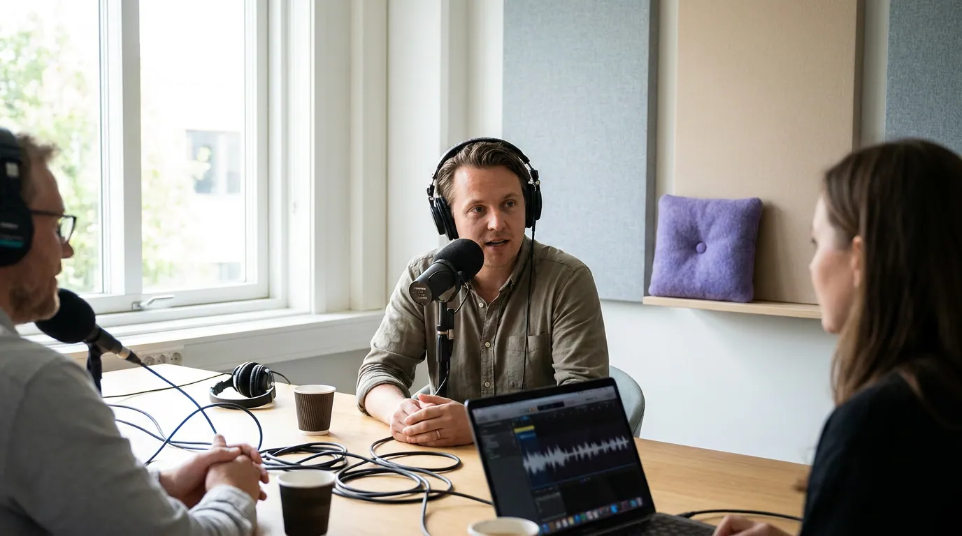 Illustration depicting Best Free Tools to Clip Podcasts (No Watermark)