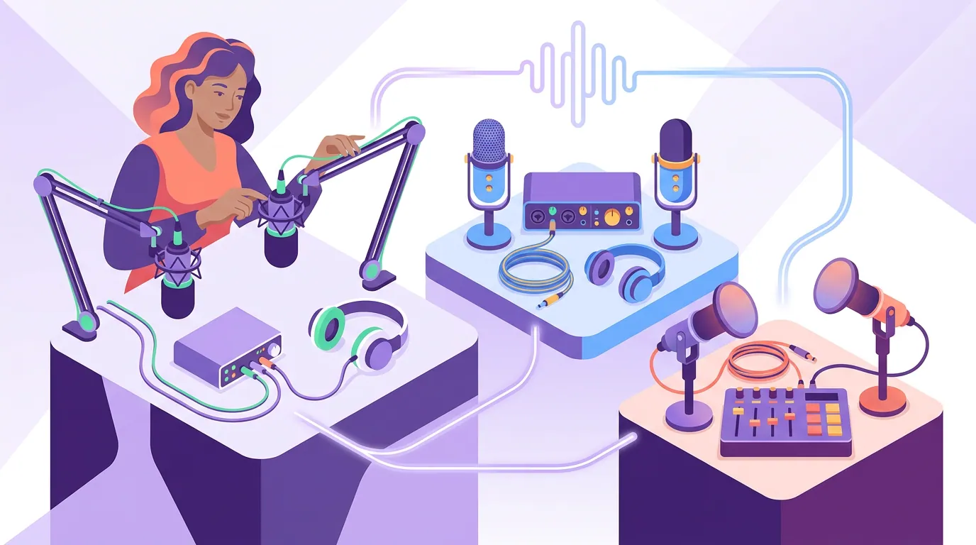 Illustration for 'Three complete two-mic kits (real 2026 prices)'