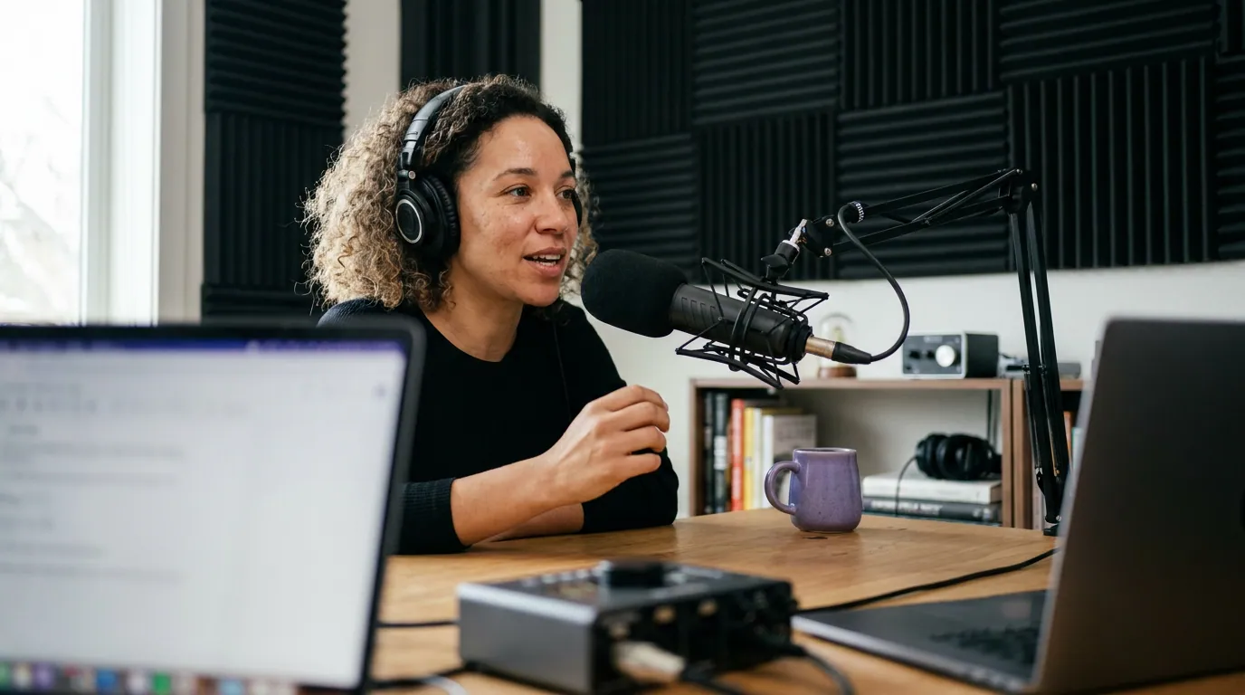 Illustration depicting The Best Podcast Recording Software for Mac