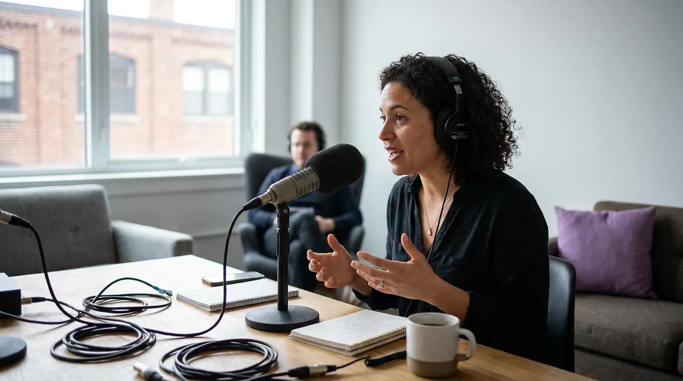 Illustration depicting Why the UK Podcast Top 10 Looks Nothing Like the US