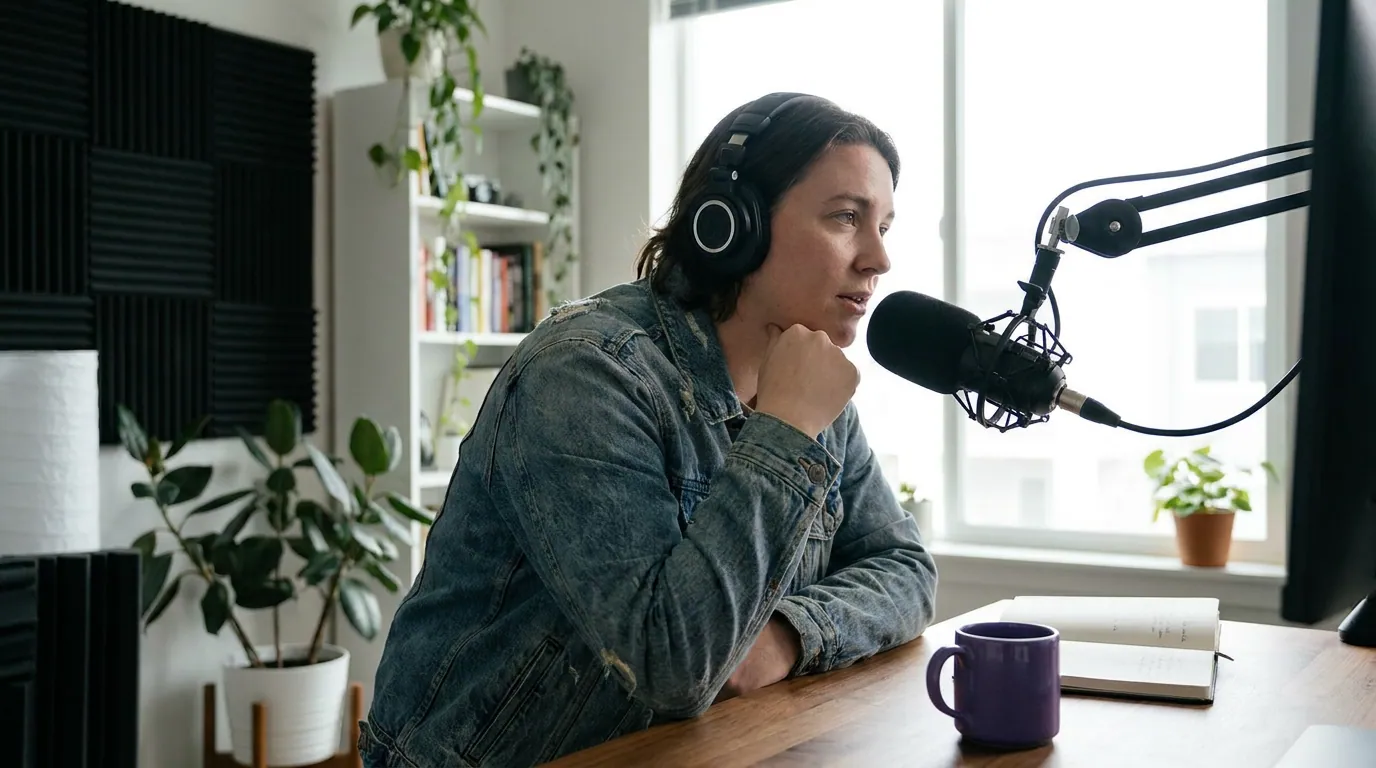 Illustration depicting The Top US Podcasts and the Habits Behind Them