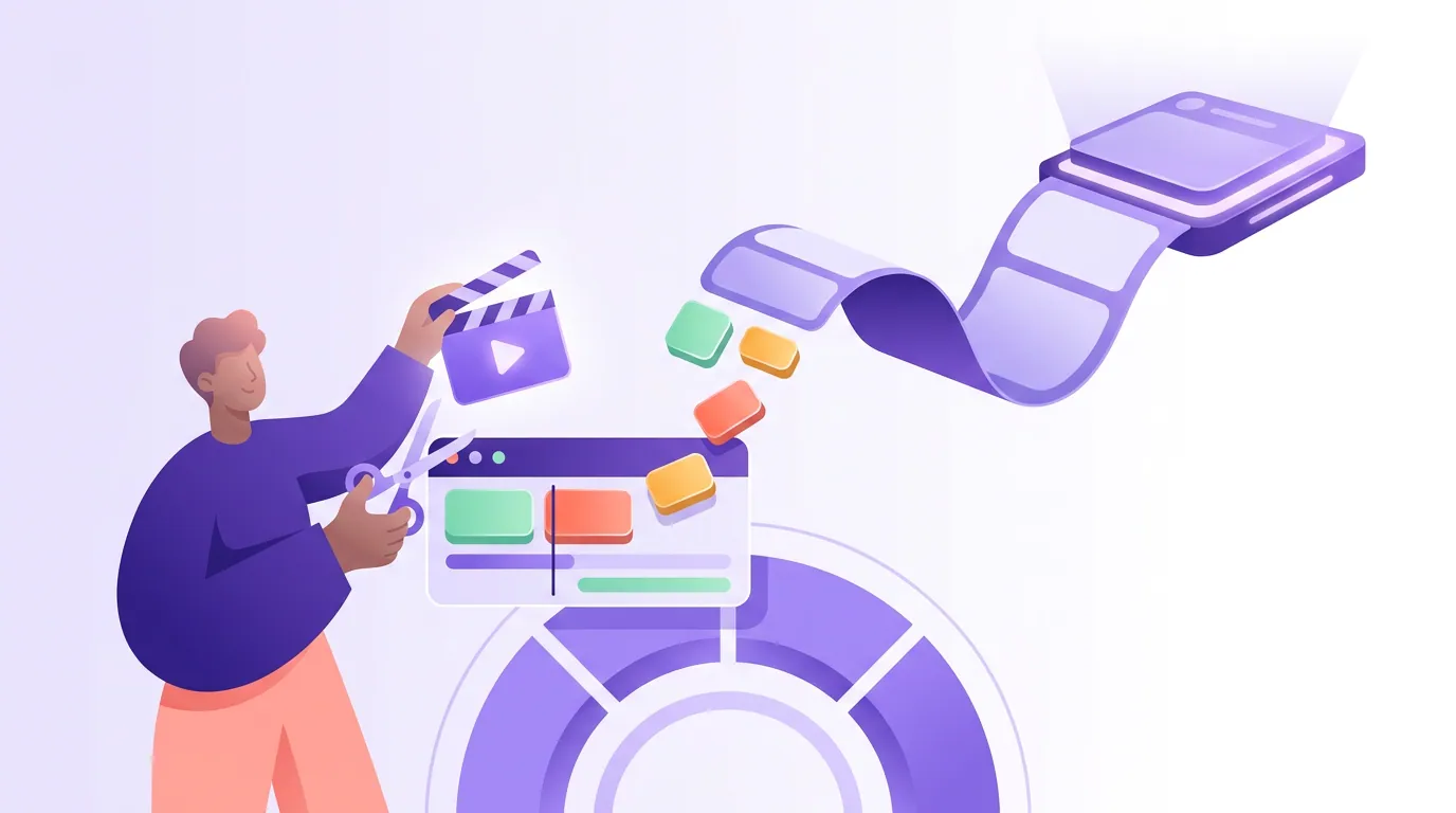 Illustration for 'Habit 2: Clip-first distribution feeds the feeds, then the feed'