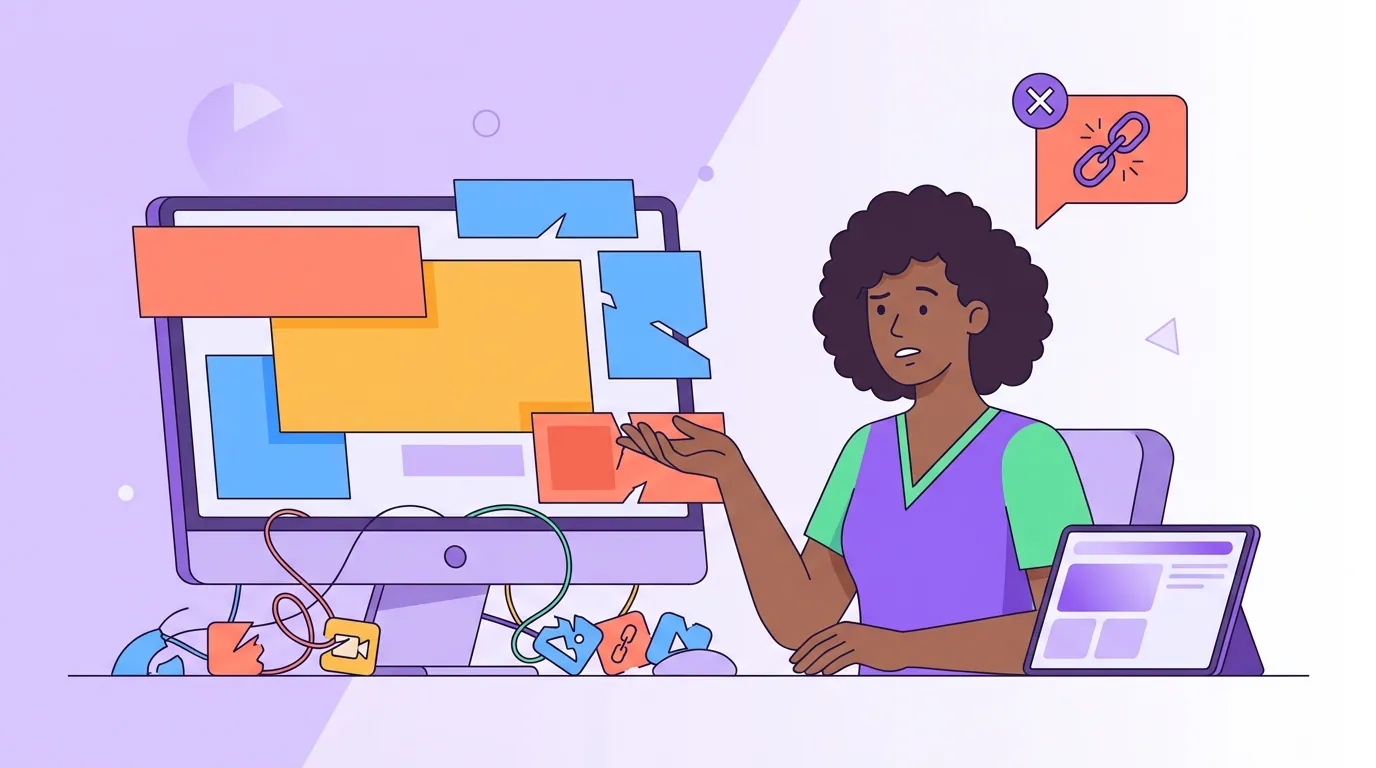 Illustration for 'Common mistakes when building a caption template'
