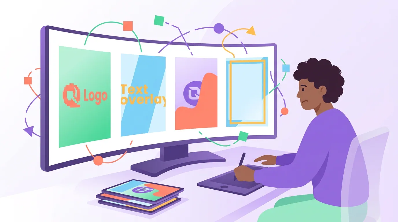 Illustration for 'Common mistakes when branding AI clips'