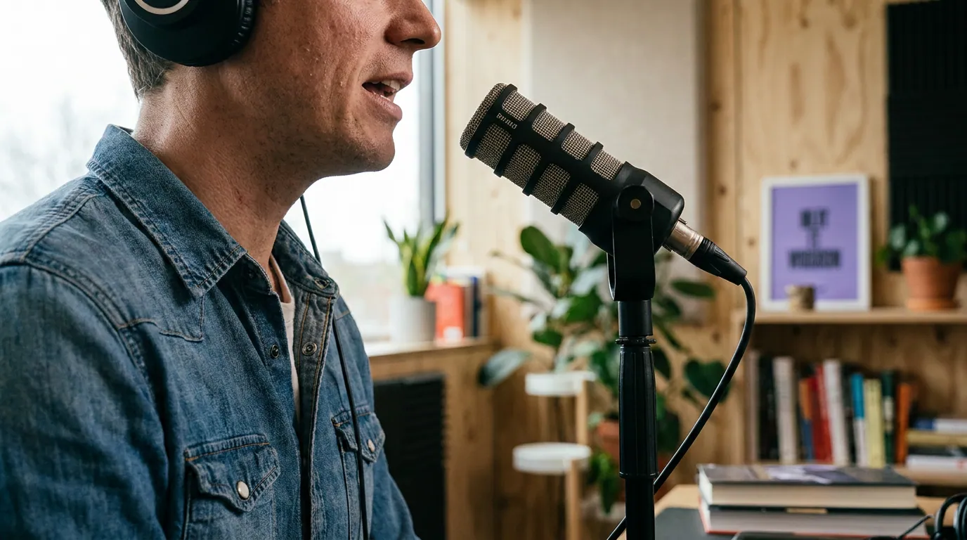 Illustration depicting Burned-In vs Soft Captions for Podcast Clips
