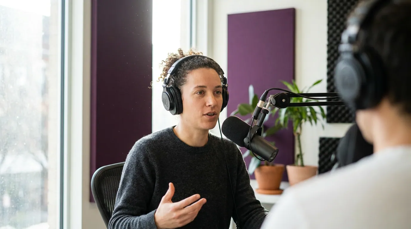 Illustration depicting Best Caption Fonts for Podcast Clips