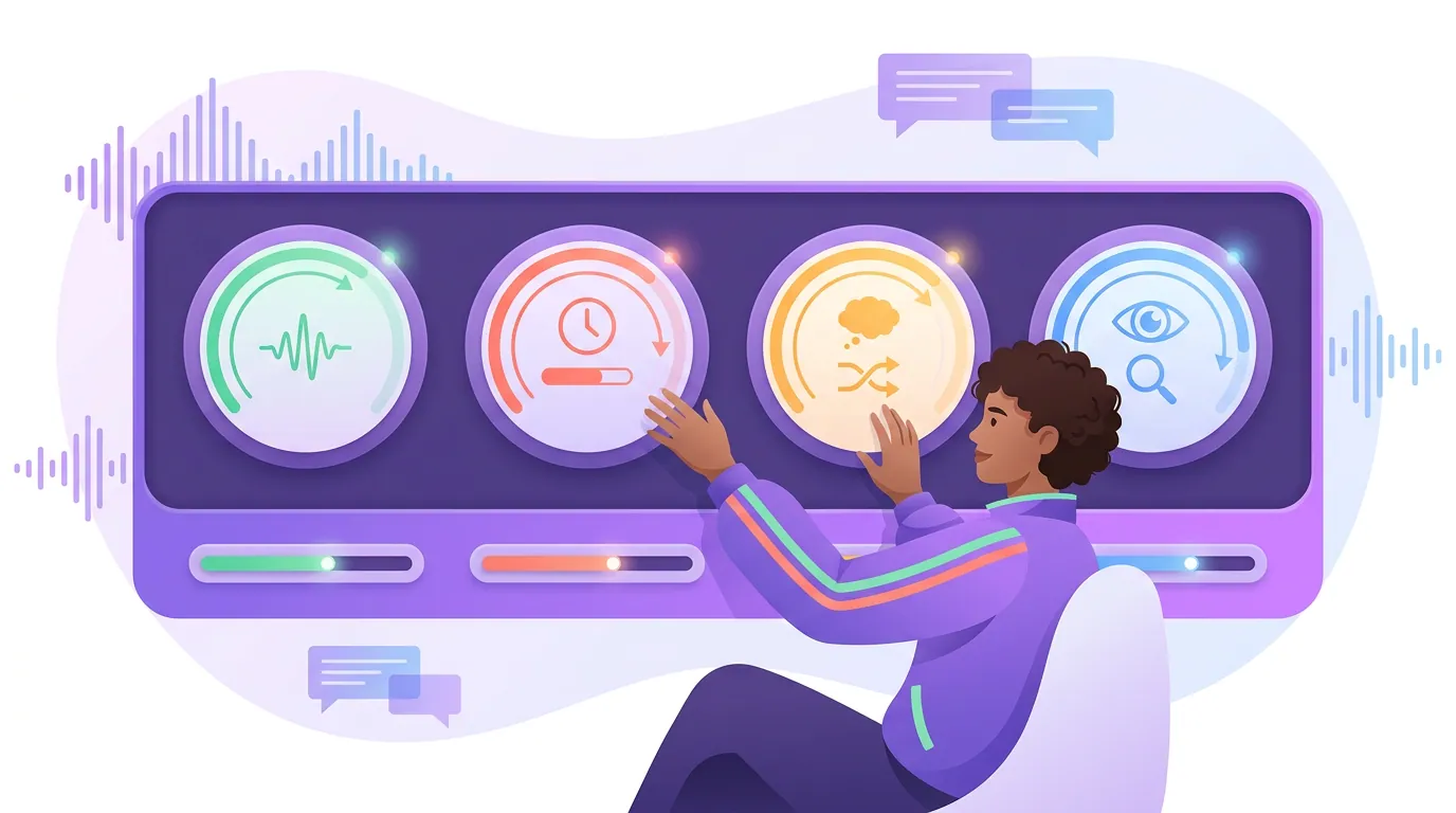 Illustration for 'The four dials that matter more than the font'