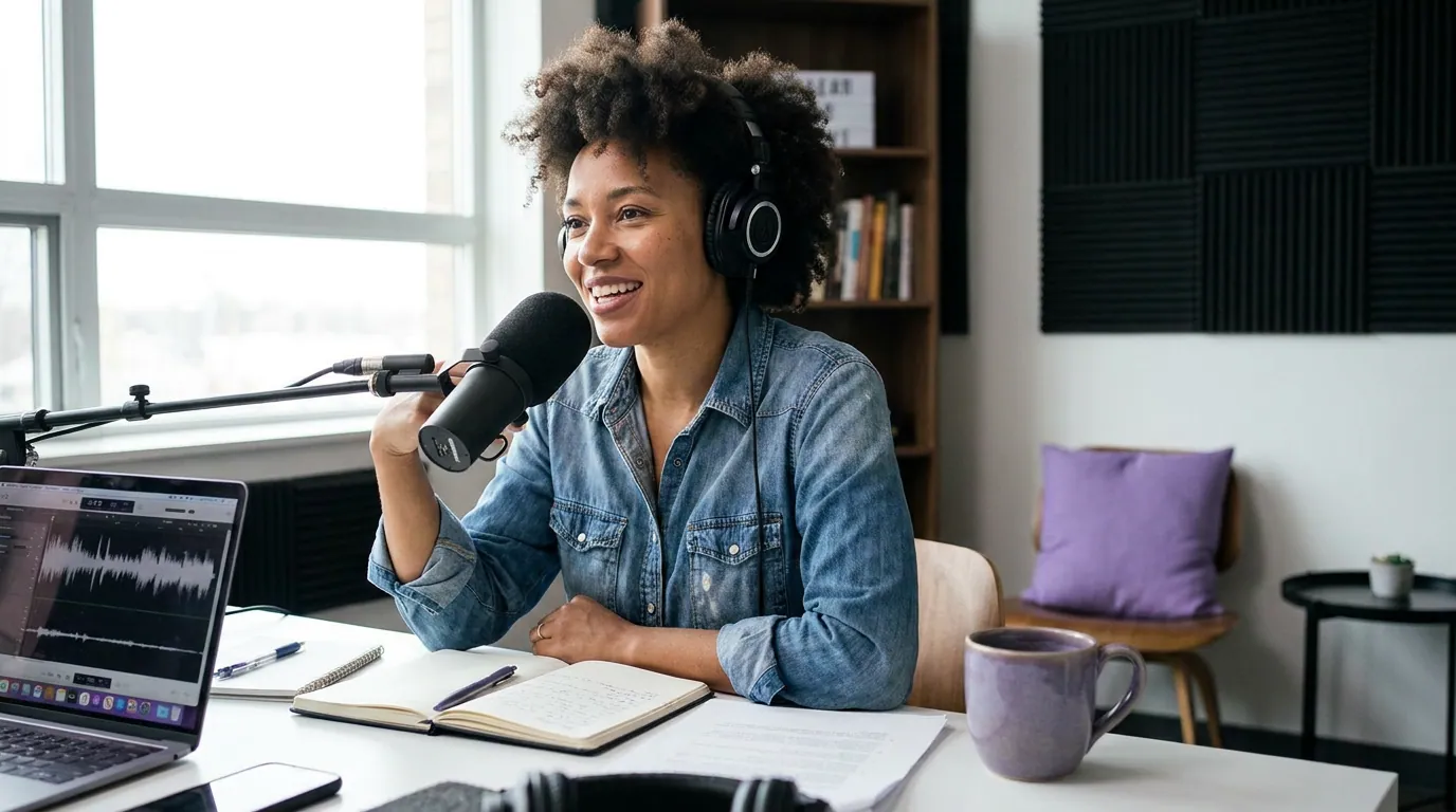Illustration depicting How to Choose a Podcast Format That Fits You