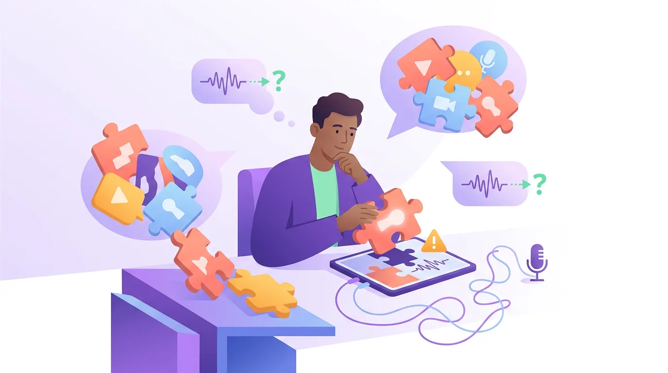 Illustration for 'Common mistakes when adding context to clips'