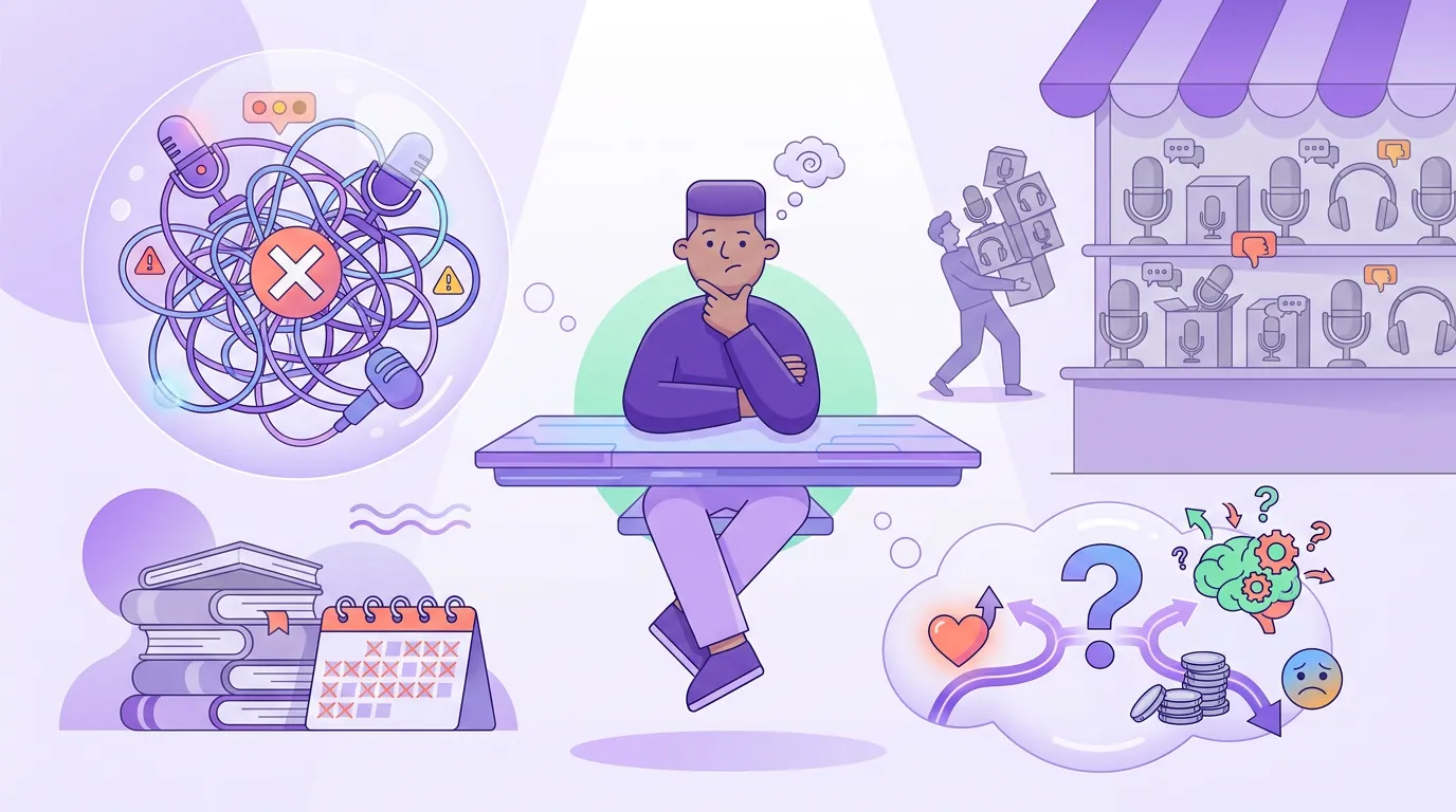 Illustration for 'Common mistakes when choosing a topic'