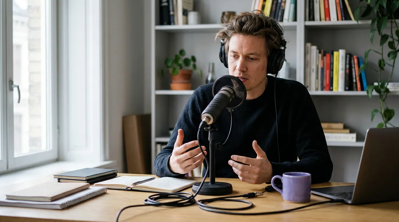 Illustration depicting Reaching Your First 100 Podcast Listeners