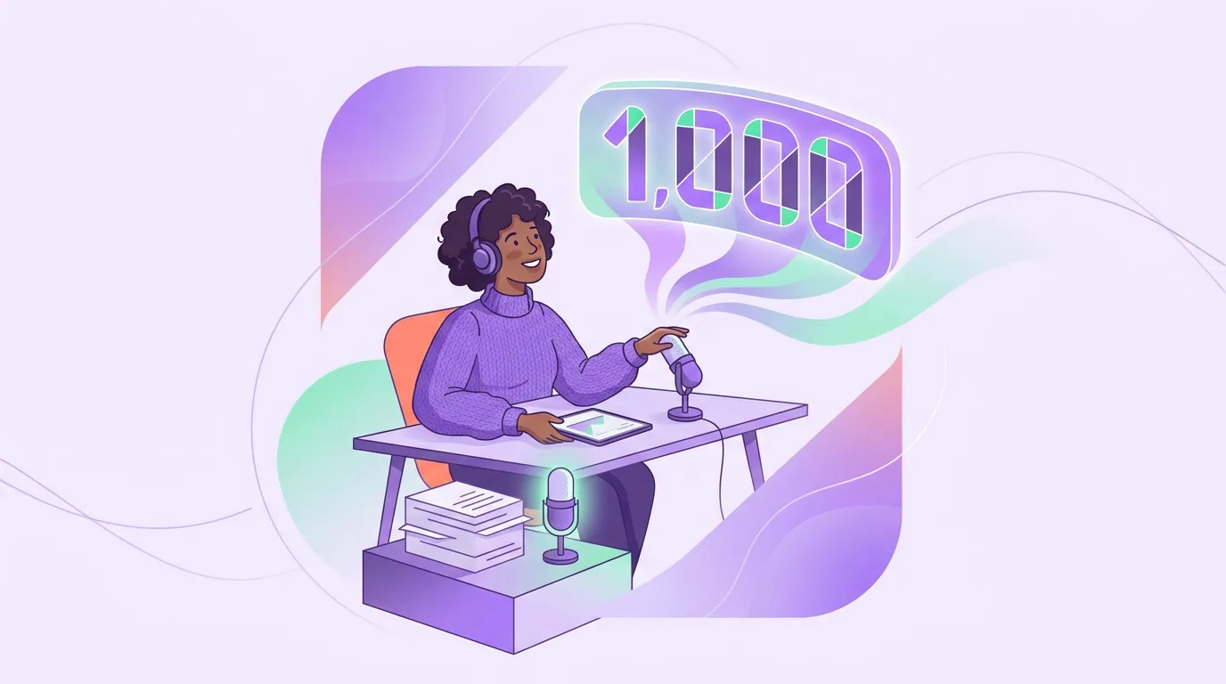 Illustration for 'What 1,000 actually feels like (and what to do about it)'