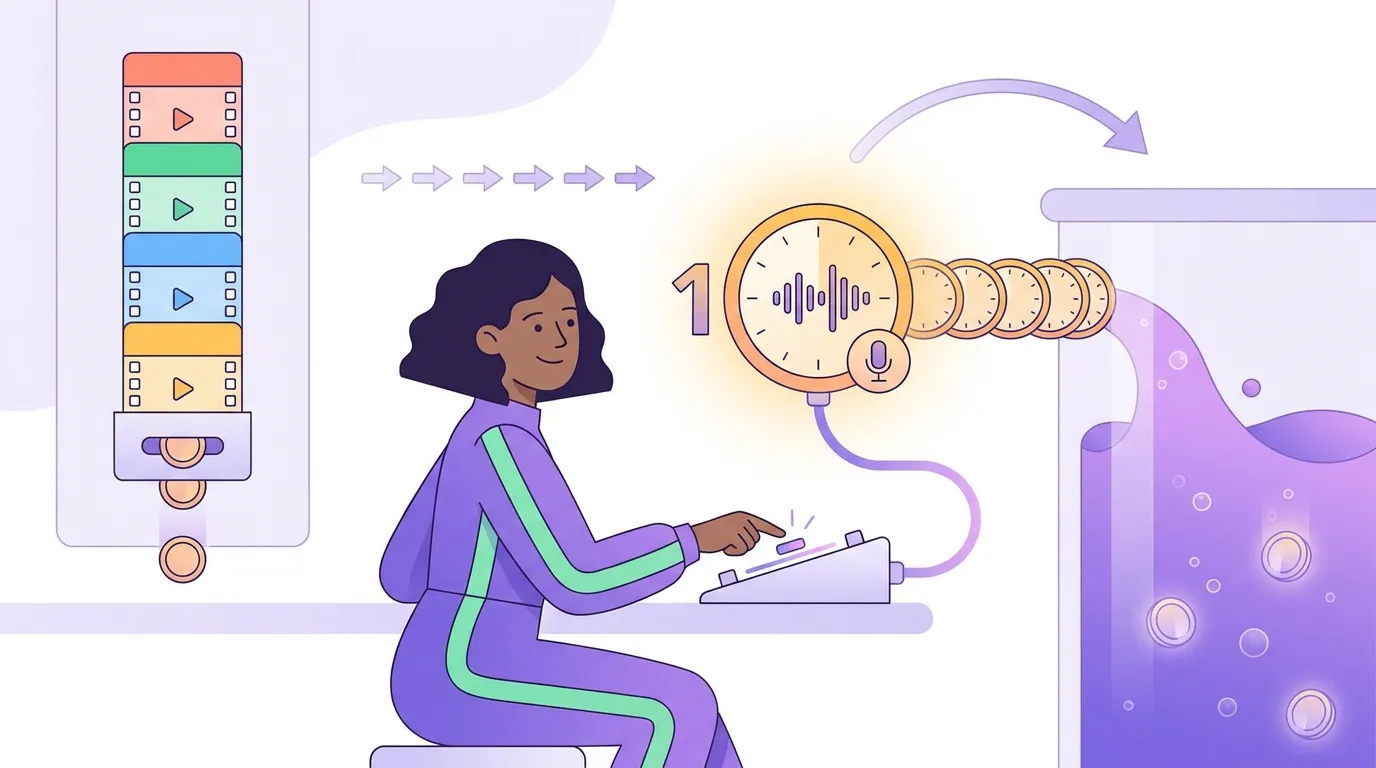 Illustration for 'Why per minute of input beats per clip for most people'