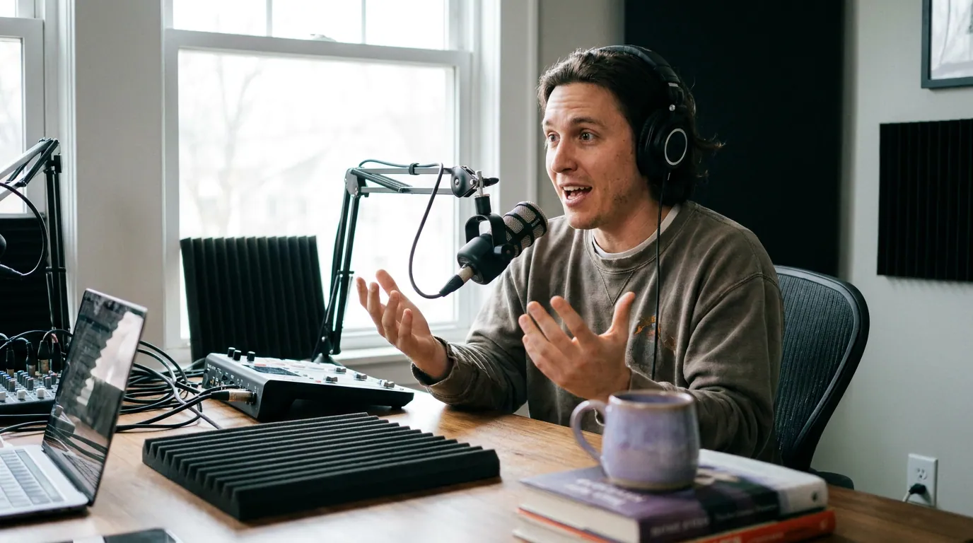 Illustration depicting How Many Clips Per Week Actually Grow a Podcast