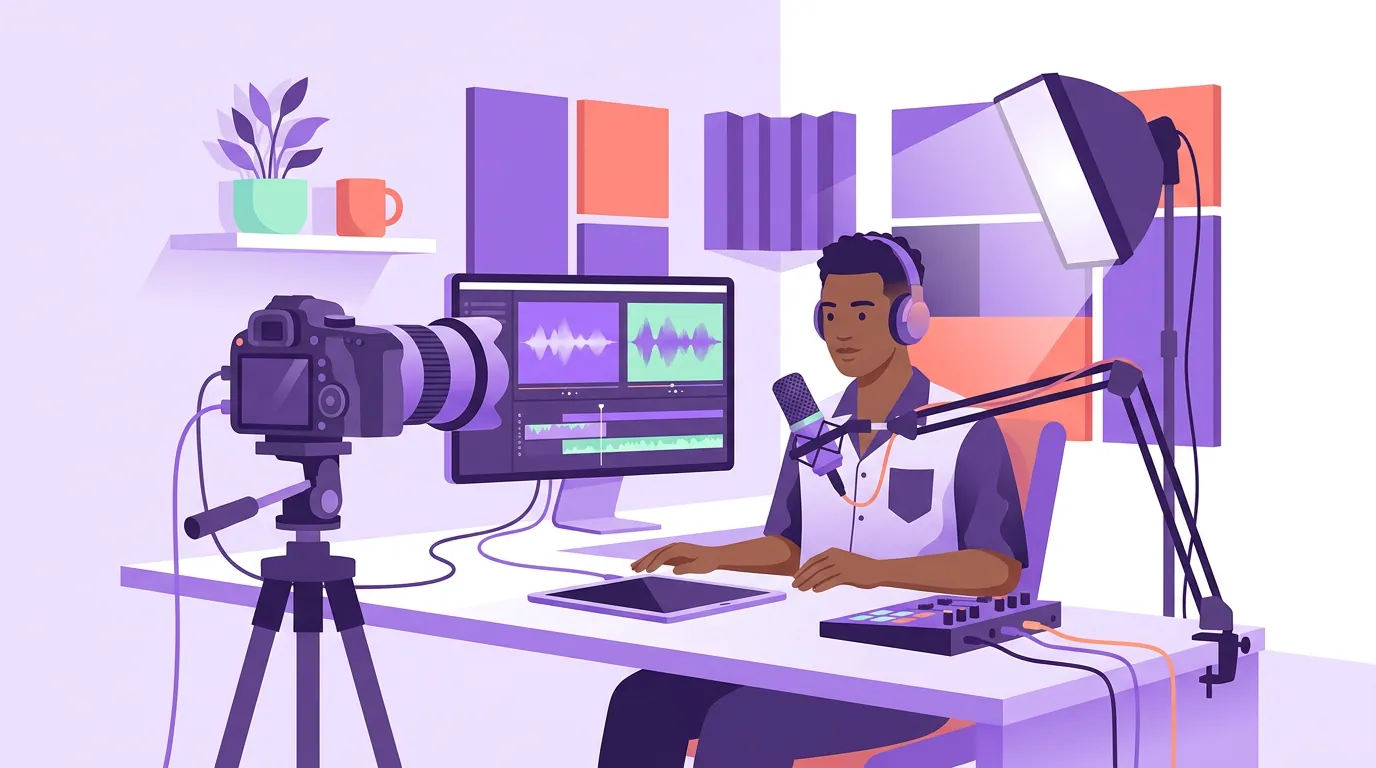 Illustration for 'Budget 3, Pro / video-first (~$900 one-time + ~$40/month)'
