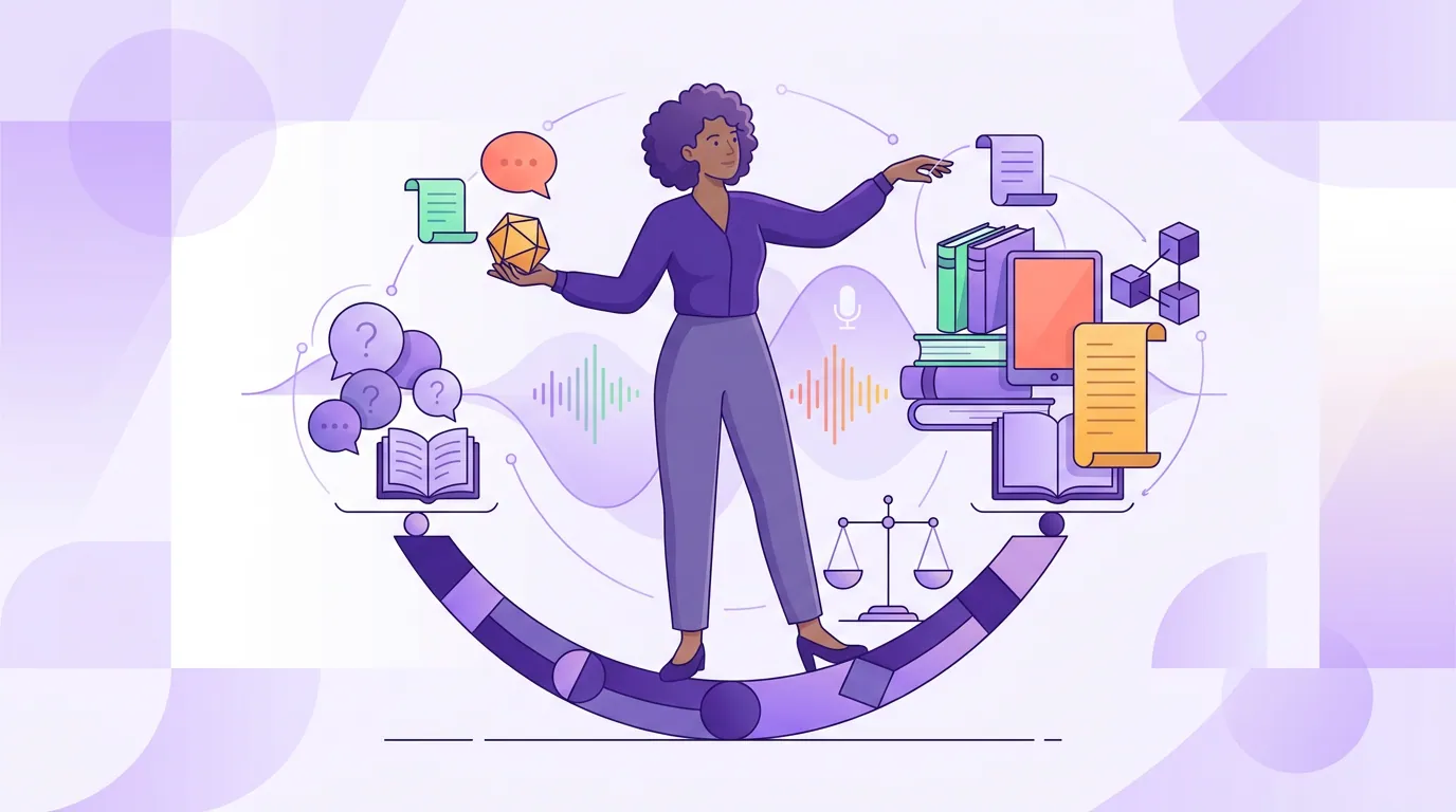 Illustration for 'How to balance a full question set'