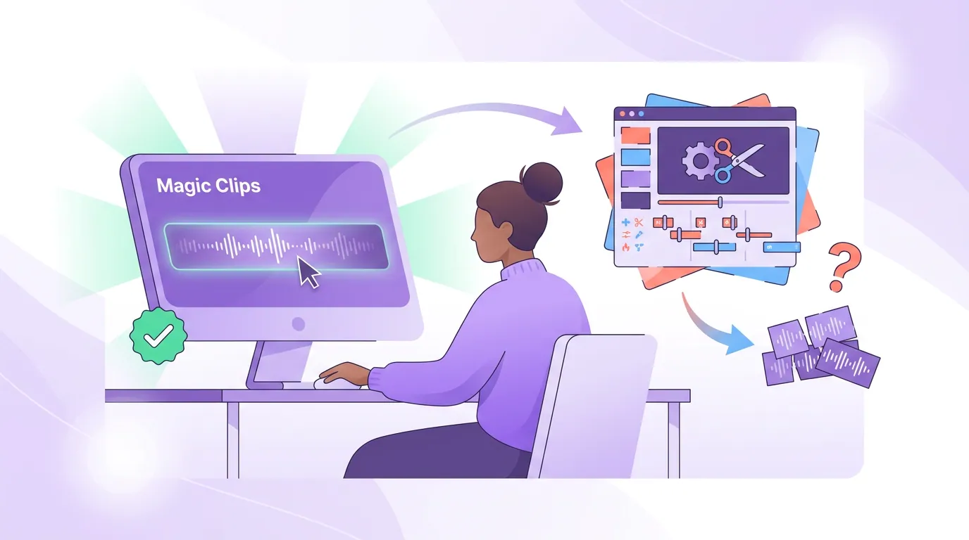 Illustration for 'Magic Clips vs. an external clipper: which gives more control?'