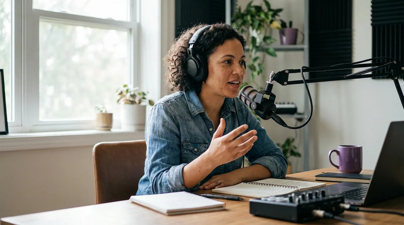 Illustration depicting Free Ways to Make Clips From a Podcast