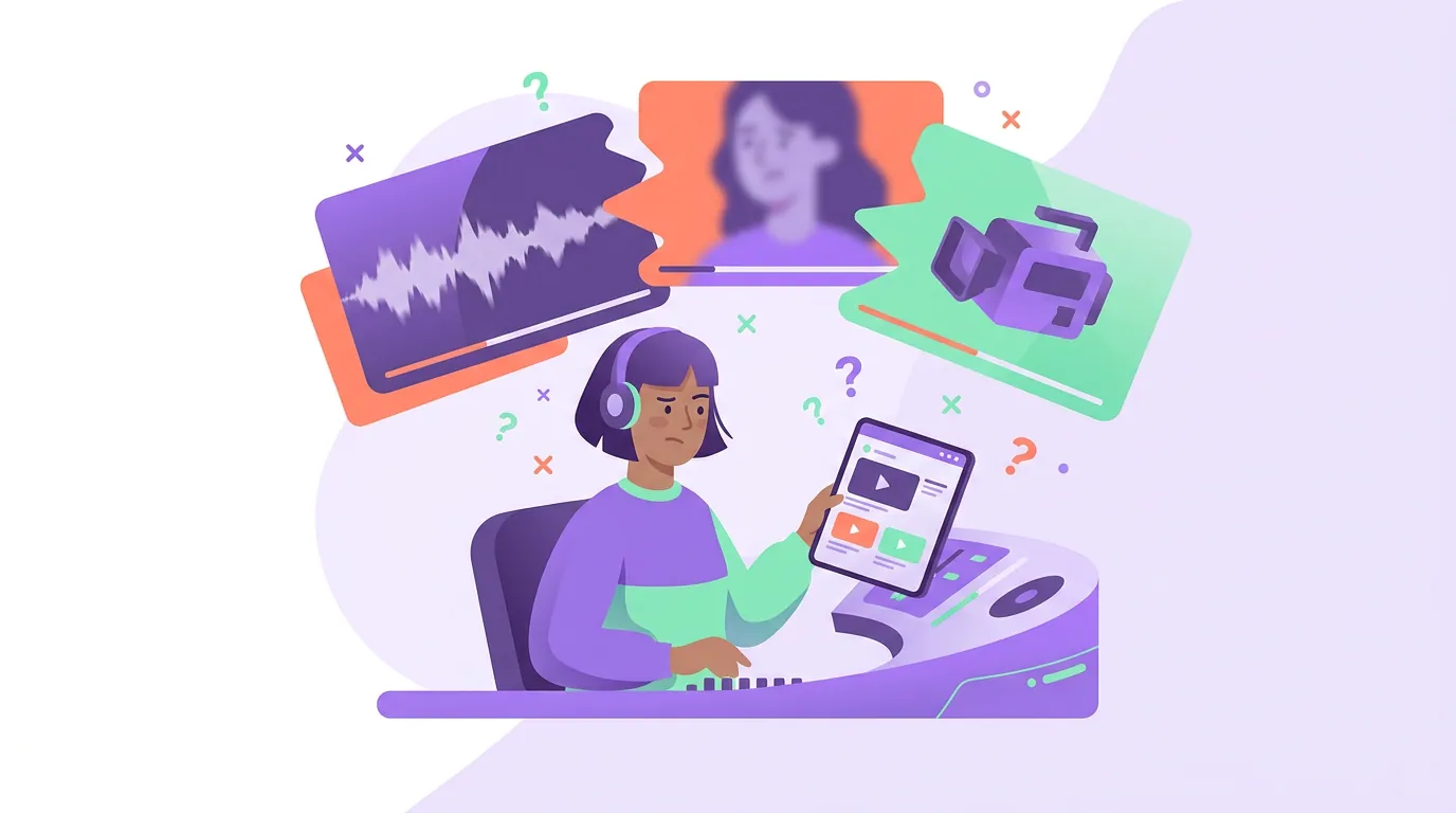 Illustration for 'Common mistakes when picking AI clips'