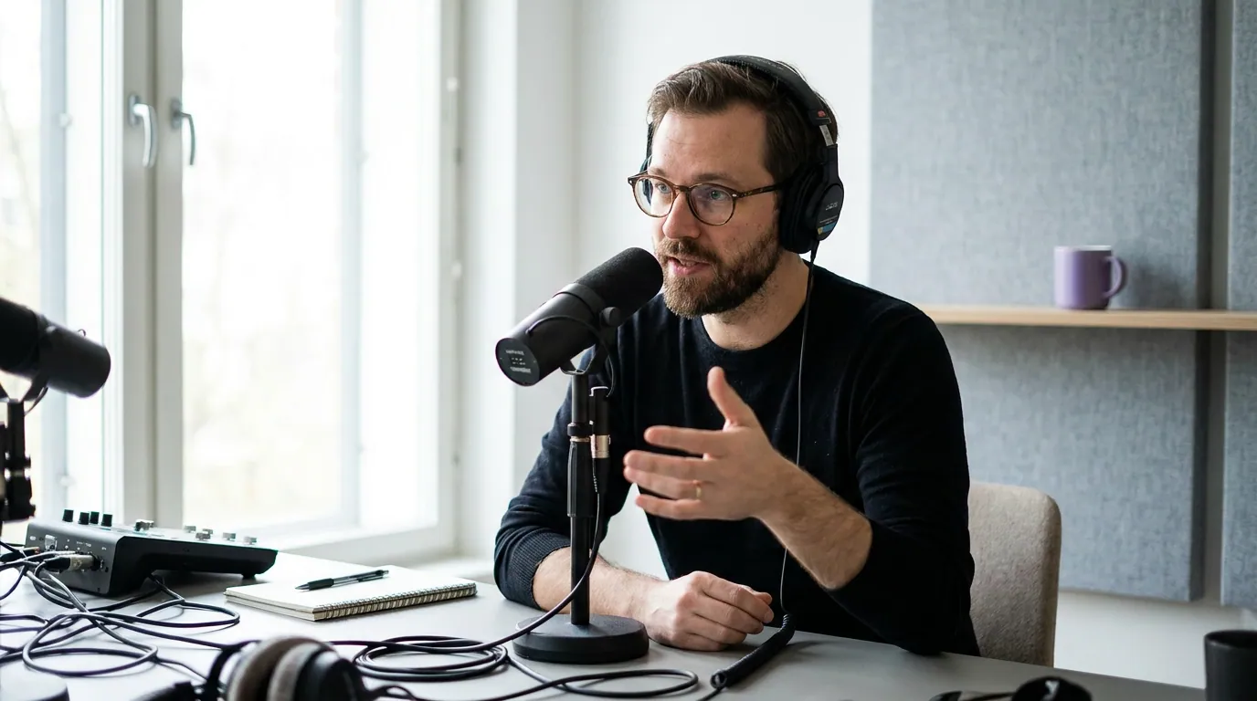 Illustration depicting Choosing a Podcast Clip Tool for an Agency
