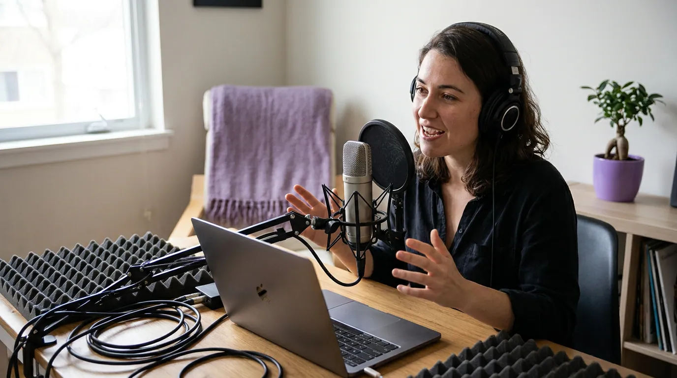 Illustration depicting Podcast Clips on LinkedIn That Actually Get Watched