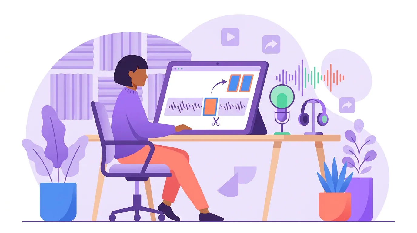 Illustration for 'How to cut a TikTok podcast clip, step by step'