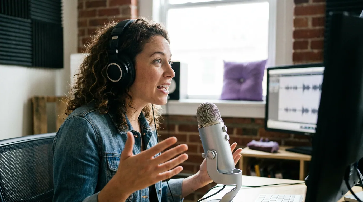 Illustration depicting Podcast Editing Software for Total Beginners