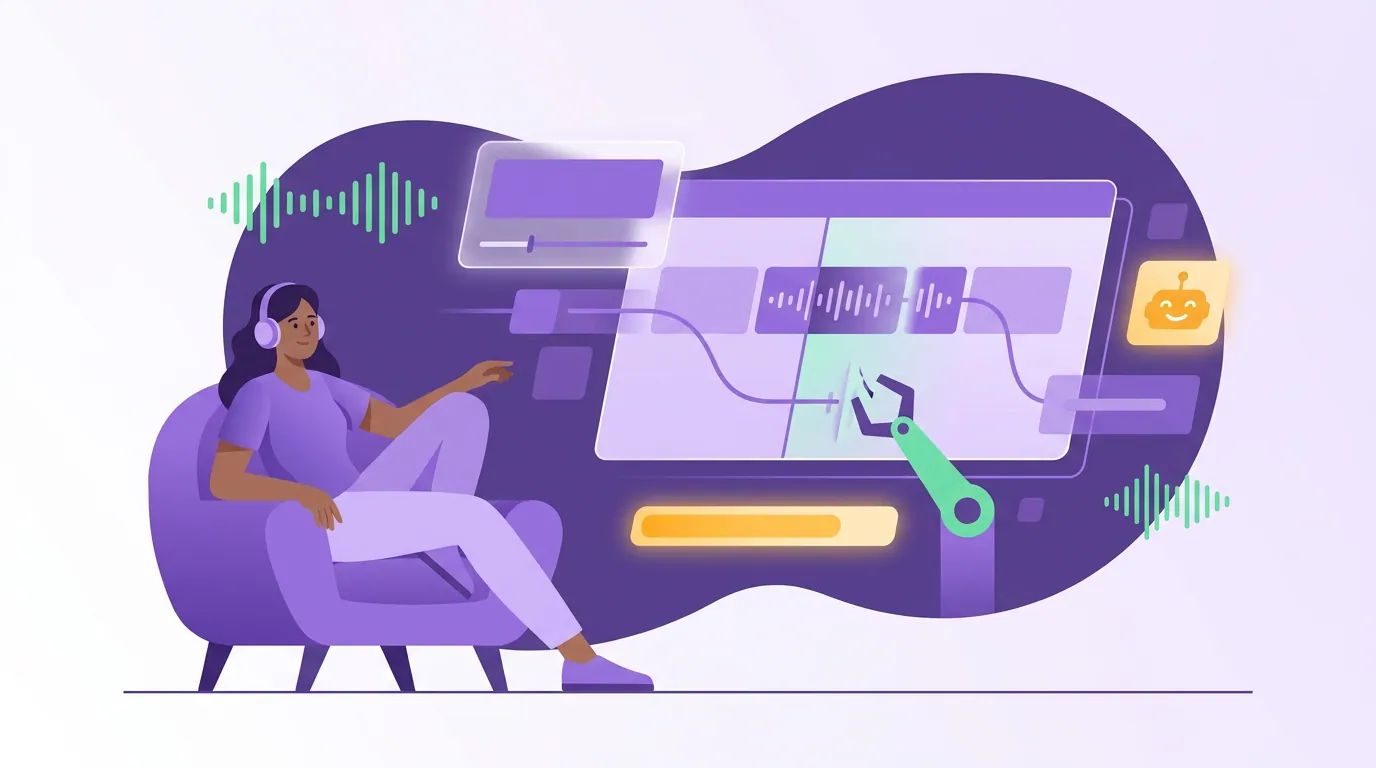 Illustration for 'The AI-cleanup editors (least manual work)'