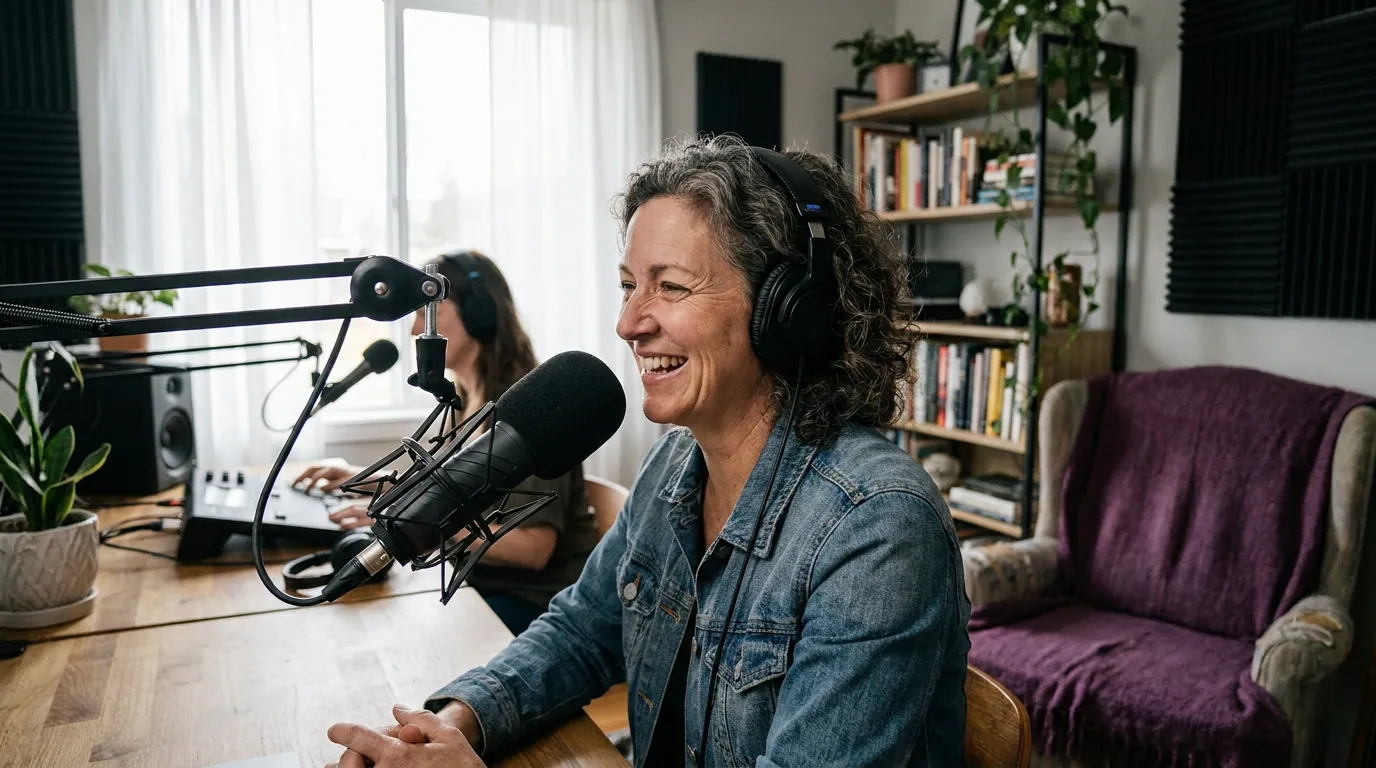 Illustration depicting Writing a Podcast Guest Bio Hosts Will Read Aloud