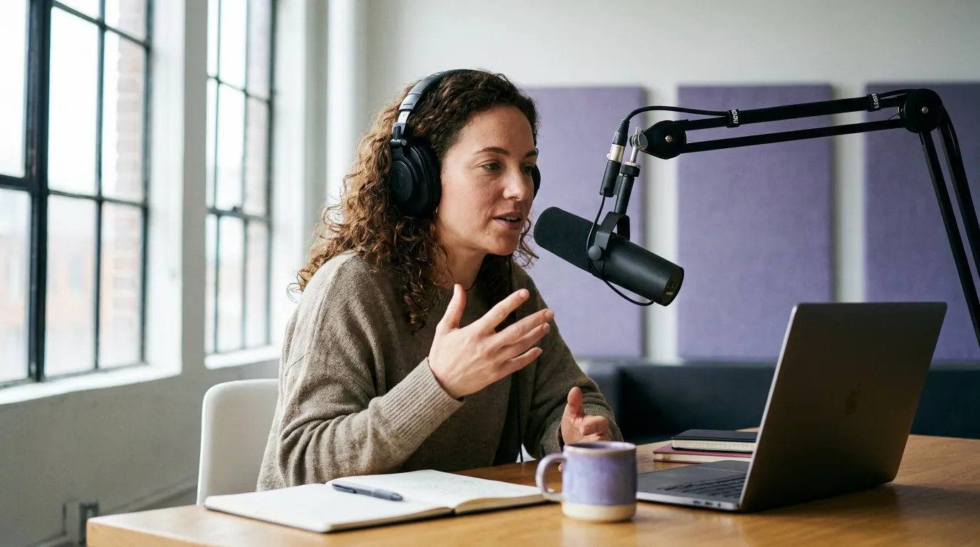 Illustration depicting Podcast Lead Magnets That Actually Get Signups
