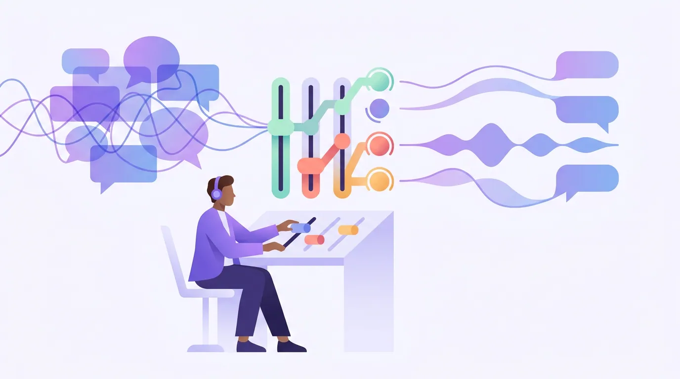 Illustration for 'The crosstalk problem, and the four levers that fix it'