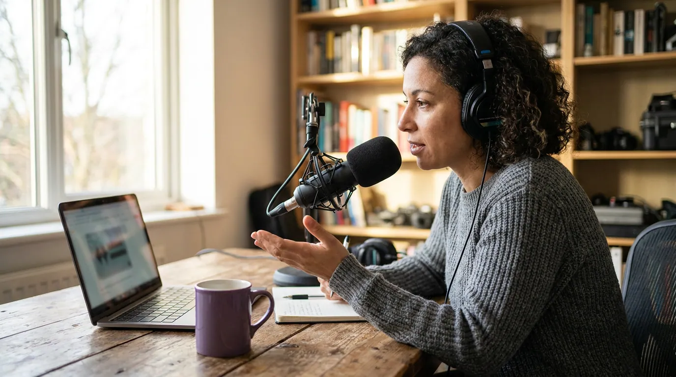 Illustration depicting Facebook Ads for a Podcast: A Meta Campaign Blueprint