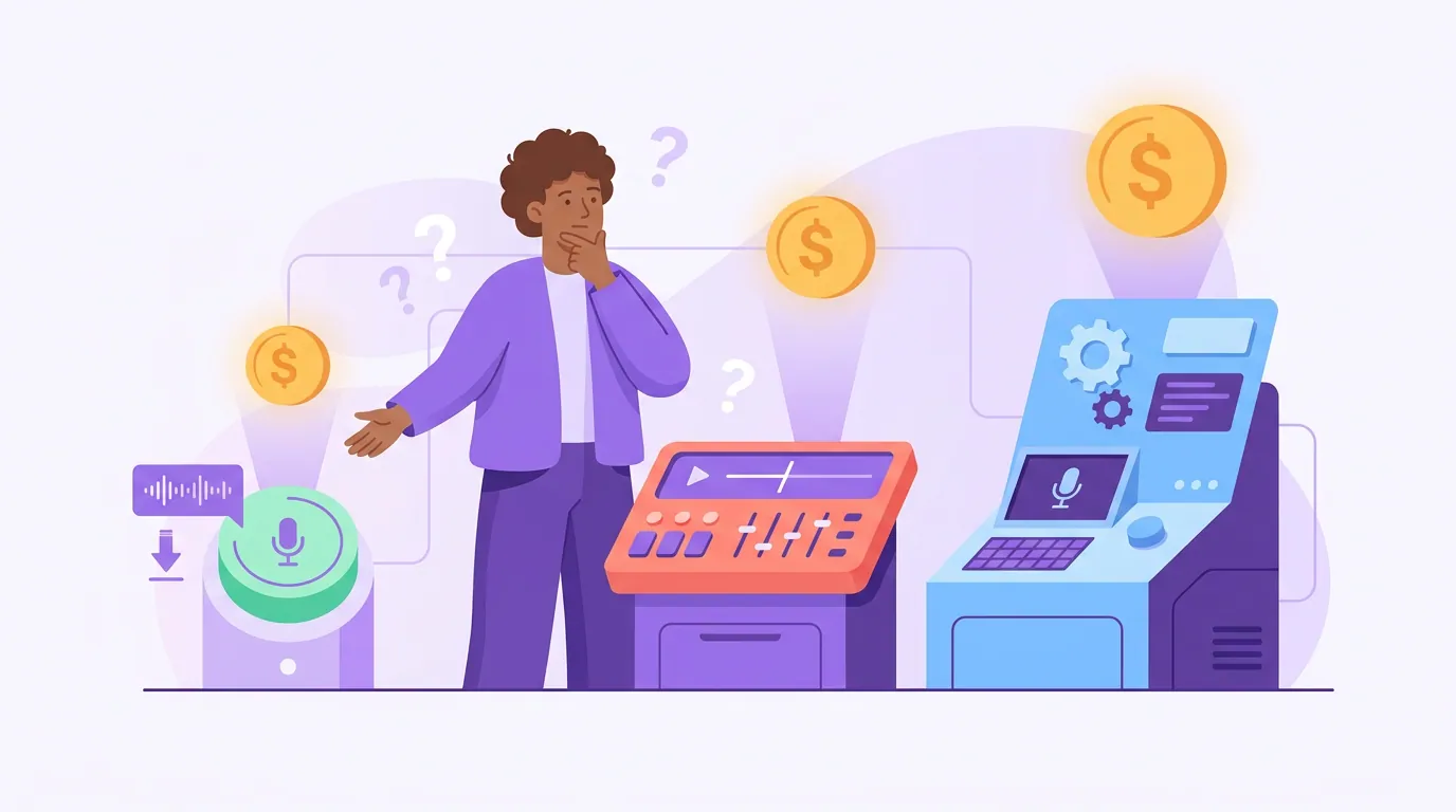 Illustration for 'So which model is actually cheapest for your show?'