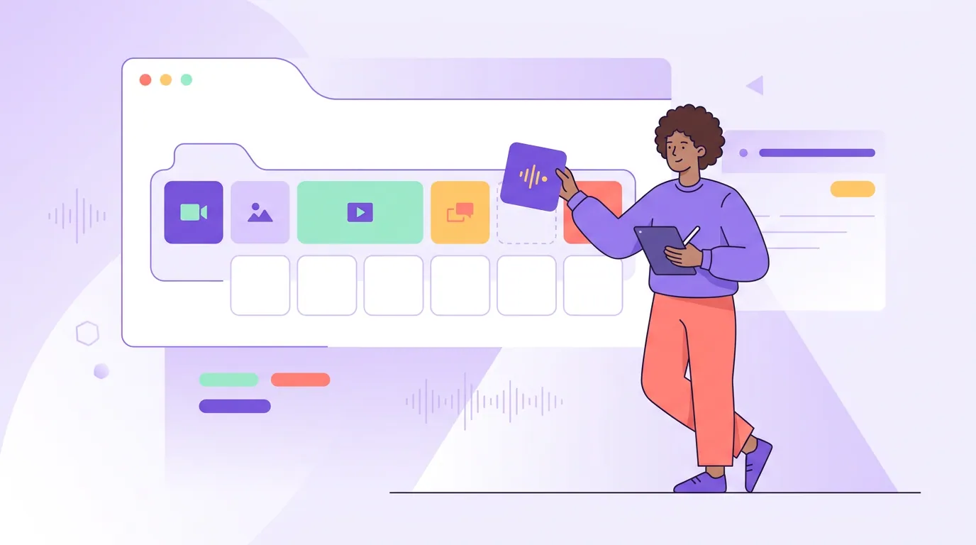 Illustration for 'How to slot segments into a runsheet'