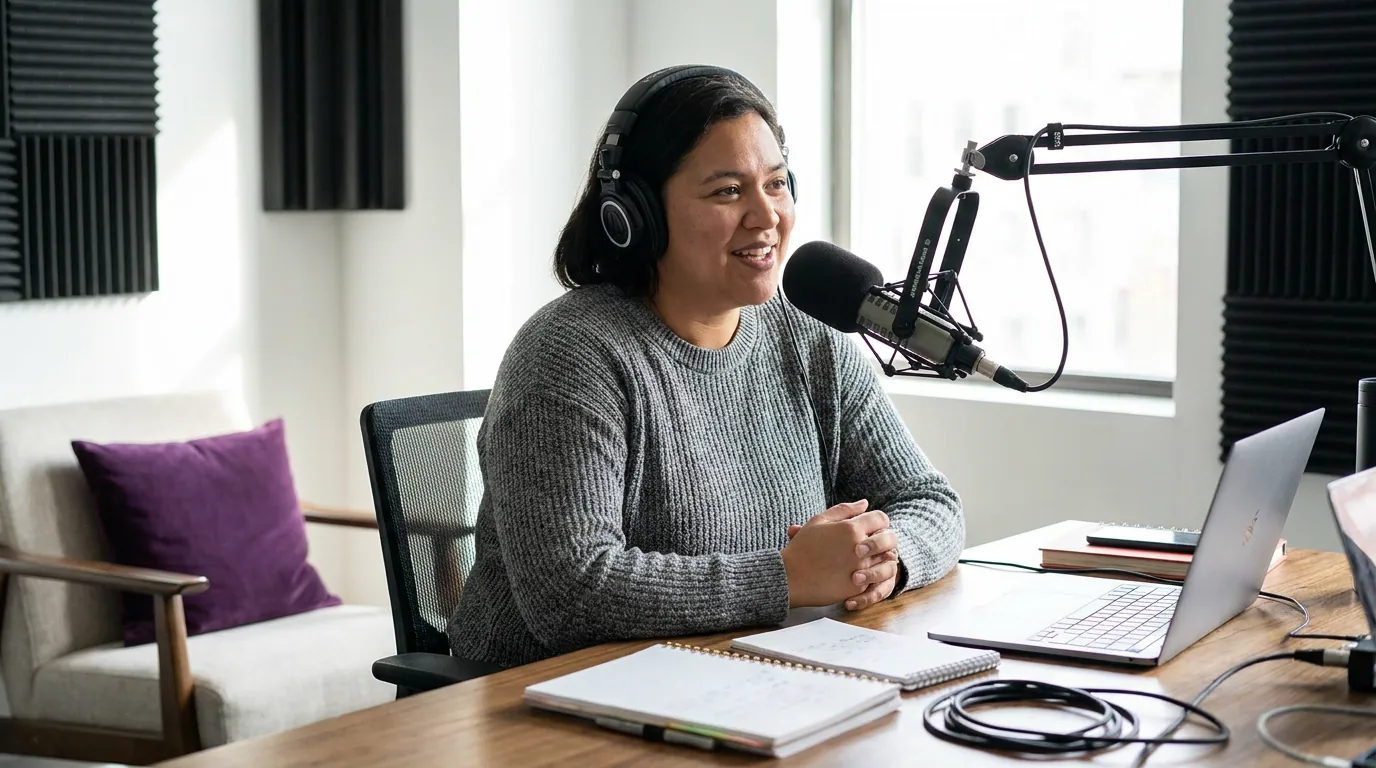 Illustration depicting How to Start an Investing Podcast and Stay Compliant