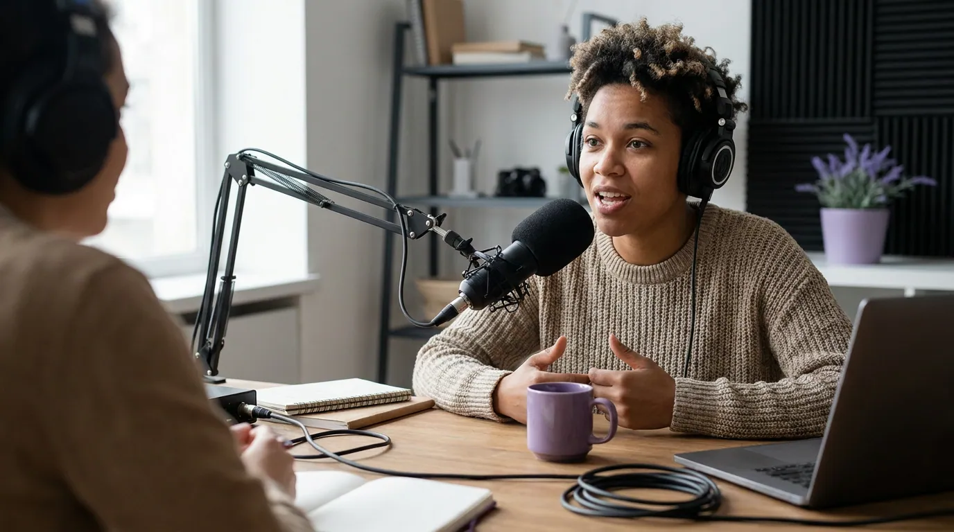 Illustration depicting How to Translate Podcast Subtitles Accurately